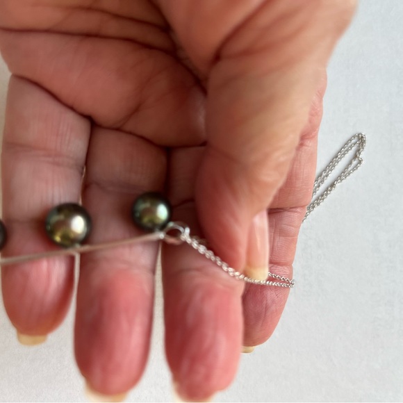 Tahitian Cultured Pearl necklace - Picture 6 of 7